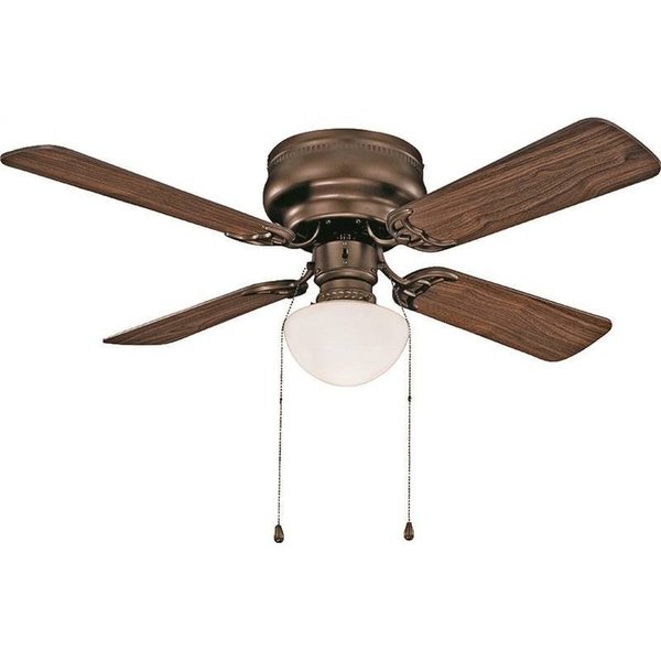 Boston Harbor Fan Ceil 42In 4Bld/1Lt Hugr Vb CF-78125-ORB